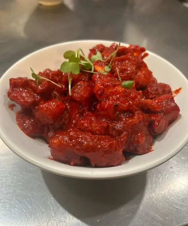 Chili Paneer in Ontario CA, Chili Paneer near me, Indo-Chinese food, spicy paneer, vegetarian appetizer