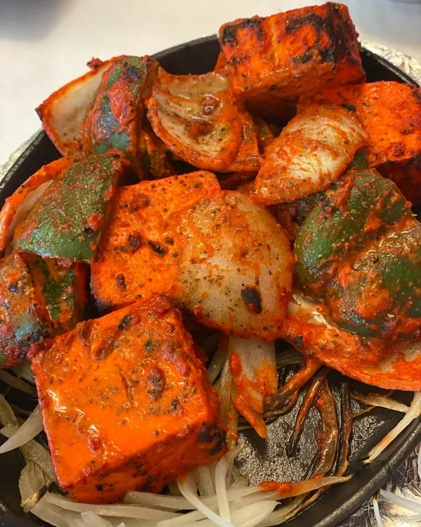 Tandoori Paneer in Ontario CA, Tandoori Paneer near me, grilled paneer, Indian appetizer, vegetarian tandoori