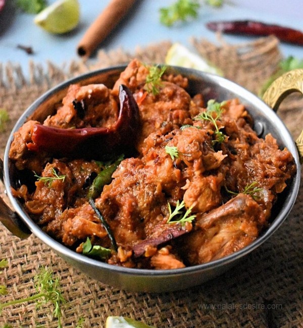 Chicken Bhuna In Ontario, ca, Chicken Bhuna near me, Indian chicken curry, dry chicken curry, spicy chicken dish